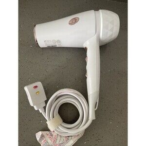T3 Micro Featherweight 2 Luxe 2i Ionic Hair Blow Dryer White & Rose Gold 73871